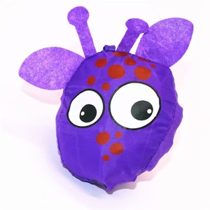 Nhà Máy Tùy Chỉnh Polyester Gấp Mua Sắm Túi Dây Kéo Túi Dễ Thương Động Vật Mua Sắm Túi - Product Image 5