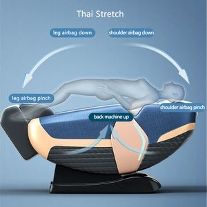 Silla de masaje real de lujo para oficina, Sillón de masaje sexual japonés 4d de cuerpo completo, gravedad cero, con ruedas 4d - Product Image 4
