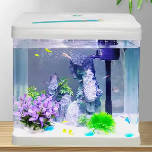 XC-520 bureau salon haute définition verre mini <span class=keywords><strong>aquarium</strong></span> silencieux flexion à chaud poisson rouge paysage <span class=keywords><strong>aquarium</strong></span> - Product Image 2