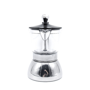 Tazas de Espresso con Logotipo Personalizado al por Mayor, Nueva Llegada, Elegantes Tazas de Vidrio de Borosilicato Transparente <span class=keywords><strong>para</strong></span> Café <span class=keywords><strong>Moka</strong></span> con Base - Product Image 6