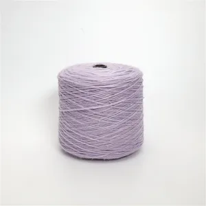 Light Purple Cold-resistant Big-belly Yarn Smooth soft knitting yarns wool soft yarn from China