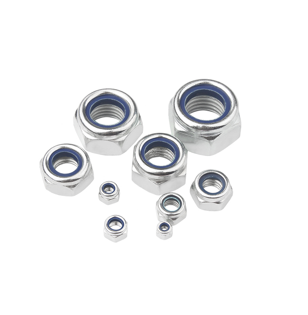Stainless Steel Nylocs Nut M6 M8 M10 Lock Nylock Nut Din985 Locknut