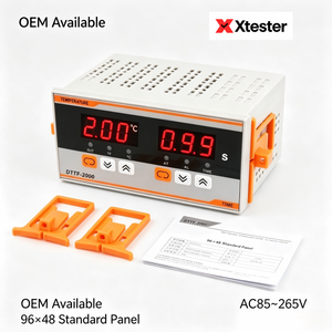 เครื่องควบคุมอุณหภูมิ Xtester-DTTF-2000 พร้อมตัวตั้งเวลา วัสดุพลาสติก สำหรับเครื่องรีดร้อน รองรับ OEM/ODM กวางตุ้ง 009 - Product Image 3