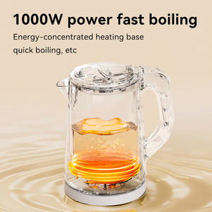 2L Double Wall Smart <b>Glass</b> <b>Electric</b> <b>Kettle</b> Portable for Home Hotel Use Temperature Control - Product Image 3