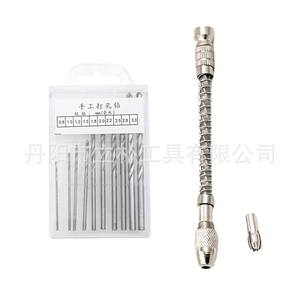ดอกสว่านมือหมุน Mr Drill ขนาด 0.3-2.0 มม. แบบเกลียว ผลิตจากเหล็กโครเมียมวาเนเดียมคุณภาพสูง สำหรับงานแกะสลักไม้ - Product Image 1