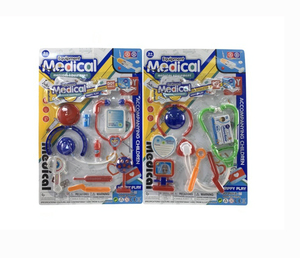 EPT vendita all'ingrosso di piccoli giocattoli medico giocattolo rosa blu giocattolo stetoscopio Set di giocattoli per bambini - Product Image 6