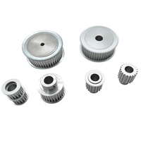 Fabricant de poulies, poulies de distribution HTD en aluminium de haute qualité, sur mesure, avec un petit alésage pour la transmission de puissance