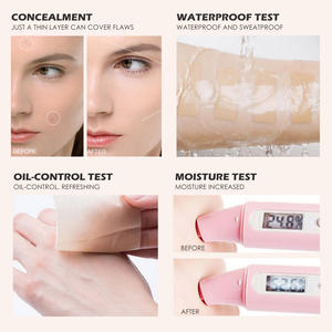 Maquillaje de mezcla de larga duración resistente al agua de alta calidad personalizado cobertura completa <span class=keywords><strong>me</strong></span> ajuste acabado mate base líquida - Product Image 3