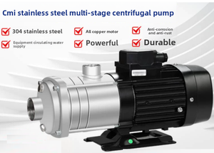 Bomba centrífuga multietapa CUC de acero inoxidable 65m 20m ³/H 380V 4KW con motor de bobinado de cobre para sistema RO suministro de agua CE - Product Image 3