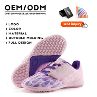 Chaussures de football unisexes pour enfants, garçons et filles, printemps automne, intérieur extérieur, terrain gazonné, terrain ferme, futsal, légères, flexibles, durables