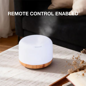 500 ML wood grain essential <b>oil</b> <b>diffuser</b> Aromatherapy Ultrasonic essential <b>oil</b> <b>Diffuser</b> Remote Control 7 LED Colors <b>diffuser</b> - Product Image 4