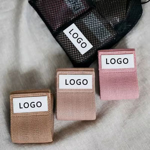 Bandes de Résistance en Tissu <span class=keywords><strong>pour</strong></span> l'Entraînement des Hanches, Bandes de Résistance en Boucle et Ensemble de Bandes de Résistance <span class=keywords><strong>pour</strong></span> l'Entraînement Physique, <span class=keywords><strong>la</strong></span> Musculation à Domicile et le Sport - Product Image 1