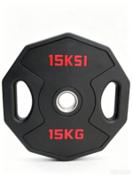 Harga Pabrik Grosir Alat Fitness Angkat Beban Bebas Set Plat Beban Barbell Gym Dari 2.5kg hingga 25kg untuk Angkat Berat di Gym