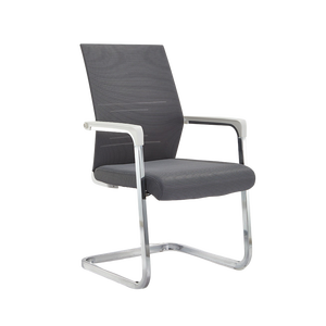 Chaise de <span class=keywords><strong>bureau</strong></span> moderne en tissu siège visiteur <span class=keywords><strong>sans</strong></span> roues chaise de réunion - Product Image 4