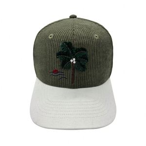 หมวกเบสบอล 6 แผงปักโลโก้ตามสั่ง ผ้าทวิลลายก้างปลา สำหรับผู้หญิงและผู้ชาย - Product Image 1