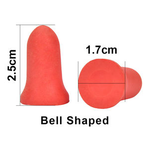 Bouchons d'oreille jetables en forme de cloche NRR32dB Réduction du bruit Protection auditive efficace avec bouchons d'oreille en mousse PU - Product Image 2