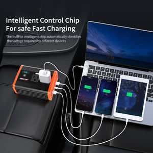 300w संशोधित साइन वेव सिंगल फेज कार पावर इन्वर्टर 12v 110v पोर्टेबल कन्वर्टर आउटडोर शिविर लैपटॉप फोन बिजली की आपूर्ति - Product Image 6