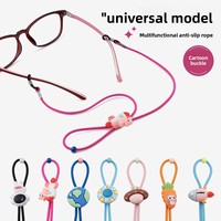 Kinder-Cartoon-Brillenband Flexibler Anti-Verlust-Brillenhalter Verstellbares Elastisches Band für Jungen Mädchen Kinder