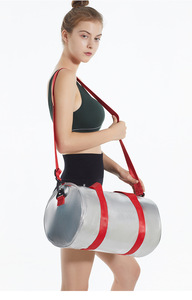 PU Leather Fitness Travel Sports <b>Bag</b> Single-Shoulder Gym <b>Bag</b> Yoga <b>Bag</b> for Women Ideal for Outdoor Activities - Product Image 4