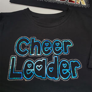 사용자 정의 면 응원 테마 t 셔츠 어깨 대형 티셔츠 사용자 정의 라벨 화면 인쇄 t 셔츠 메이커 - Product Image 3