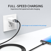 Kabel Usb C Pengisian Daya Cepat Ponsel Kabel Usb Mikro Pengisi Daya Tipe-c untuk Samsung Xiaomi