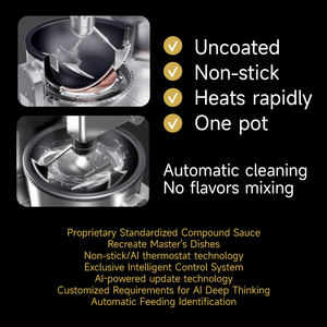 Robot de cuisine intelligent multifonctionnel AI Chef pour restaurants et cuisines domestiques, prend en charge la cuisson entièrement automatique - Product Image 3