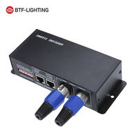 Tableau de commande d'éclairage de barre d'étape DC12V-24V Signal RVB lumière LED contrôleur de décodeur 3 canaux 3CH Dmx512