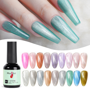 Missgel Gel UV Semi-Permanent Effet Œil de Chat de Haute Qualité, Fournitures pour Ongles, Magnétique, Végétalien, Biologique, Marque Privée Personnalisée - Product Image 5