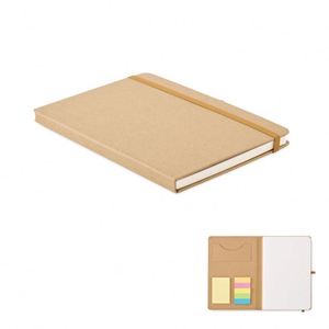 Eco-Friendly A5 Size Office School Stationery Gift Set Reusable Recycled Cardboard Cover with <b>Sticky</b> <b>Notes</b> Paper Material - Product Image 2