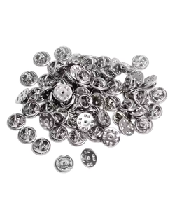 4mm 10mm Big Head Factory Supply Iron Brass Clutch butterfly Clutches Nails <strong>Pin</strong> Backs Metal <strong>Collar</strong> Clip <strong>Pin</strong> Back for Badge - Product Image 2