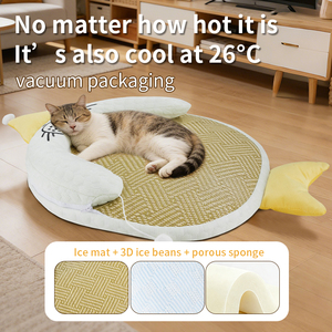 Colchoneta Refrescante de Lujo para Mascotas, de Alta Gama, en Varios Tamaños, Ortopédica, Alivia la Presión, Desmontable, para Perros y Gatos - Product Image 4