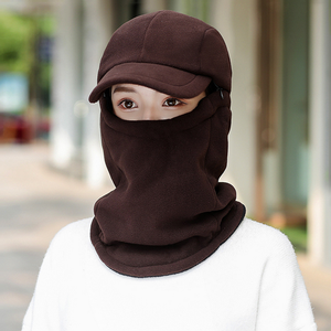 Chapeau <span class=keywords><strong>polaire</strong></span> chaud extérieur avec cache-cou utilisé pour la <span class=keywords><strong>cagoule</strong></span> de moto par temps froid extrême - Product Image 5