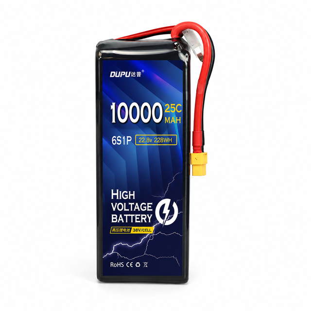 DUPU FPV Drone Battery 6S 22.8V 6200/6500/7000/7500/8000/10000mAh 6S 25C HV Lipo Battery for 7-8inch 400-450mm X8 10inch FPV