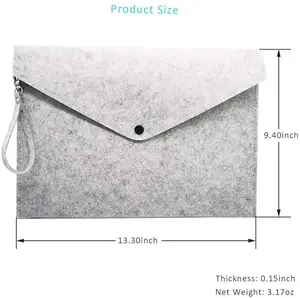 Hot Sales Factory Price Ecological Felt Laptop Sleeve Pouch