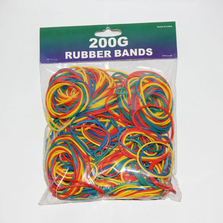 OEM Banding Natural Rubber Band Elastic For Different Purposes Assorted Colors