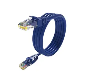 Yüksek kaliteli bakır ağ kablosu 1m 5m Cat6 RJ45 konnektörü ile UTP yama kablosu PVC ceket Rohs Ce sertifikalı ile yalıtımlı