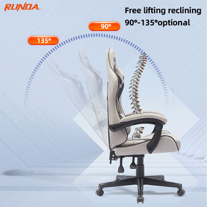 Comoda Sedia da <span class=keywords><strong>Gaming</strong></span> in Pelle Sedia da Ufficio Regolabile in Altezza con Funzionalità Personalizzabili per Internet Café e Utenti di Computer - Product Image 4