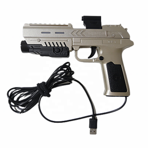 Pistolet <span class=keywords><strong>de</strong></span> <span class=keywords><strong>jeu</strong></span> d'arcade modifié en pistolet à lumière USB avec 4 capteurs LED pour <span class=keywords><strong>jeu</strong></span> <span class=keywords><strong>de</strong></span> tir sur PC avec effets <span class=keywords><strong>de</strong></span> choc et <span class=keywords><strong>de</strong></span> recul - Product Image 3