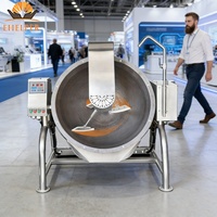 Wok Comercial para Freír a la Vapora, 150L, Tanque Interior de Hierro Fundido Sólido para Uso en Restaurantes