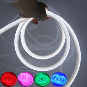 Lampu <span class=keywords><strong>LED</strong></span> Bulat Neon Fleksibel 360 Derajat Lampu <span class=keywords><strong>Led</strong></span> Neon Strip 22Mm 40Mm <span class=keywords><strong>Diameter</strong></span> IP67 Silicone Slim Neon Flex <span class=keywords><strong>Led</strong></span> <span class=keywords><strong>Tube</strong></span>