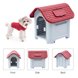 2024 extérieur en plastique pour animaux de compagnie amovible et lavable protection solaire chenil très grand chien <span class=keywords><strong>maison</strong></span> casa para perro à vendre - Product Image 2