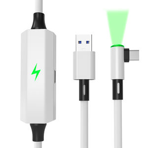 USB 3,0 Type-C кабель светодиодный индикатор оплетка игровой VR Link компьютерный сканер совместимый отдельный зарядный порт для бесперебойного использования - Product Image 2