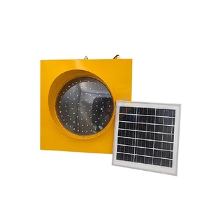 Feux d'avertissement clignotants à énergie solaire, feux d'avertissement LED solaires, feux clignotants - Product Image 1