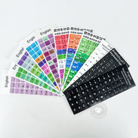Autocollants de Clavier d'Ordinateur Portable Multilingues en Gros, Lettres de Clavier Universelles pour PC, Espagnol, Arabe, Français