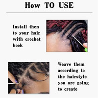 Extensiones de Cabello Humano Virgen de Alta Calidad, Super Double Drawn, para Crochet, con Anillas, Cabello Remy Brasileño Natural