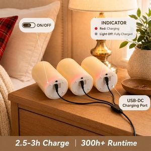 Real <b>Wax</b> Flameless LED Pillar Candles, Battery Operated, OEM ODM Custom <b>Mold</b> & Private Label,for Home Hotel Party Wedding Decor - Product Image 2