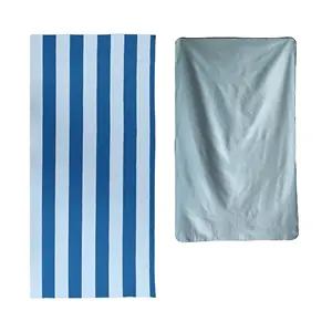 High quality towel set custom beach towels no minimum beach towel in a pouch