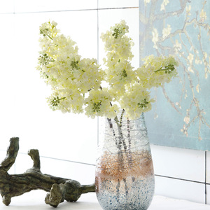 Bán Buôn Nhân Tạo Bất Cảm Ứng Cao Su Lilac Màu Tím Màu Xanh Màu Hồng Hoa Sắp Xếp 2 Dforks Hoa Tốt Nghiệp Đám Cưới Của Mẹ Ngày - Product Image 6