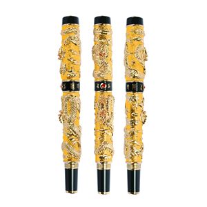 Jinhao Double Dragon <span class=keywords><strong>Penna</strong></span> Roller Blu Dello <span class=keywords><strong>Smalto</strong></span> del Cloisonne Artigianato per la Firma e la Raccolta di <span class=keywords><strong>penna</strong></span> stilografica - Product Image 2