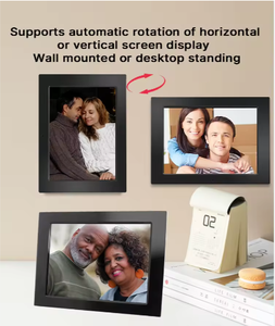 Hot Selling 21,5 Zoll 22 "Wifi Digital Advertising Menu Board Wand montage Split Screen mit Video wiedergabe Uhr Kunststoff rahmen - Product Image 6